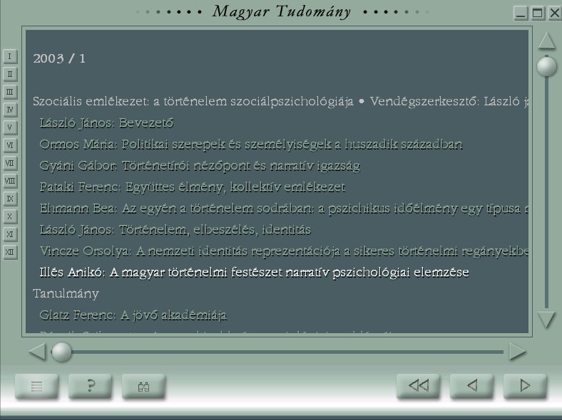 Magyar Tudomny CD-ROM 2005.10.04.