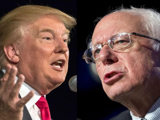 Donald Trump és Bernie Sanders