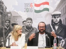 Desmond Child, magyar származású amerikai zeneszerző Schmidt Máriával. Fotó: Horváth Péter Gyula.