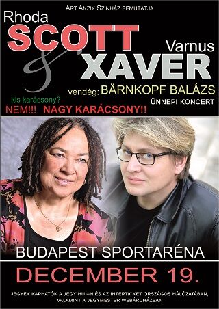 Rhoda Scott és Varnus Xavér karácsonyi nagykoncert az Arénában