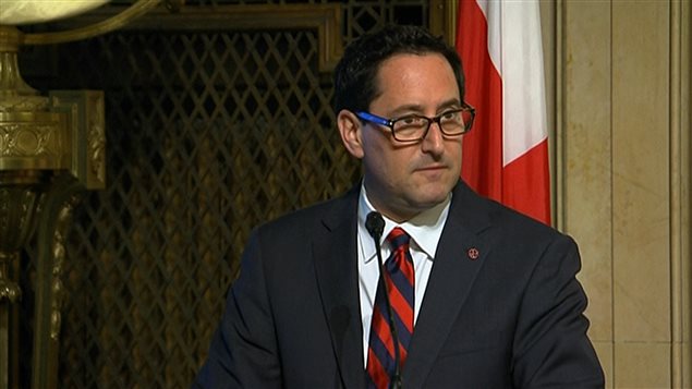 Michael Applebaum ex-polgármester. Fotó: Radio-Canada.